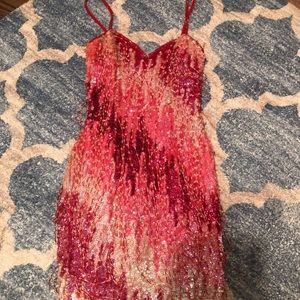 Vintage Alyce Designs sequin/beaded mini dress